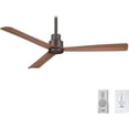 thumbnail image 1 of Minka-Aire Simple 52" Outdoor Ceiling Fan with 3 blades - Oil Rubbed Bronze w/ Extra Wall Control - F787-ORB-W, 1 of 3