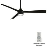 MINKA-AIRE F626L-WHF Skinnie 56" Ceiling Fan with Integrated LED Light in Flat White Finish