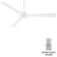 thumbnail image 1 of Minka-Aire Skinnie 56-Inch 3-Blade LED Ceiling Fan in Flat White Finish W/ Flat White Blades & Etched Lens - F626L-WHF, 1 of 7