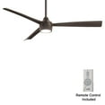 thumbnail image 1 of Minka-Aire Skinnie 56-Inch 3-Blade LED Ceiling Fan in Oil Rubbed Bronze Finish W/ Oil Rubbed Bronze Blades & Etched Lens - F626L-ORB, 1 of 7