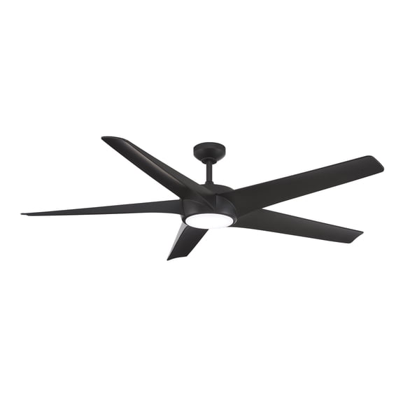 Minka Aire Skymaster 65" Coal Black LED Ceiling Fan with Remote Control