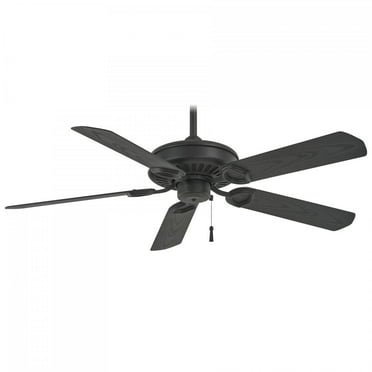 Minka-Aire Sundowner 54-Inch 5-Blade Ceiling Fan in Textured Coal Finish W/ Textured Coal Blades - F589-TCL