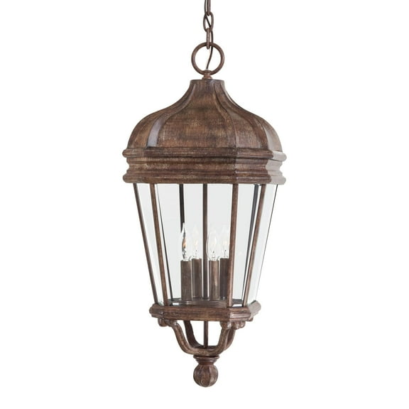 Minka Great Outdoors - Harrison- 4 Light Outdoor Chain Hung In Traditional Style