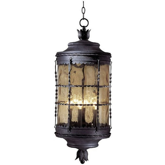 Minka Great Outdoors - Mallorca- 5 Light Outdoor Chain Hung In Traditional Style
