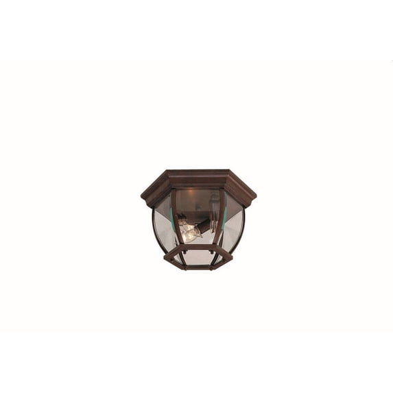 Minka Great Outdoors - Wyndmere - 3 Light Outdoor Flush Mount In Traditional