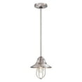 thumbnail image 1 of Minka Lavery 8" Pendant Light in Brushed Nickel, 1 of 4