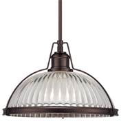 Minka Lavery 2243-267C 10"H 1 Light Pendant,Dark Brushed Bronze (Plated)