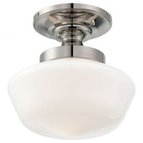 Minka Lavery - 1 Light Semi-Flush Mount in Traditional Style - 11.25 inches tall