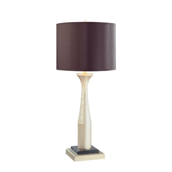 Minka Lavery - 1 Light Table Lamp Paper Base with Black/Gold Paper Shade - 29.75