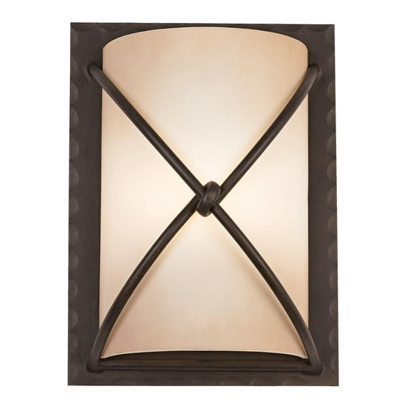 Minka Lavery 1972-138 Aspen II 1 Light Wall Sconce in Bronze