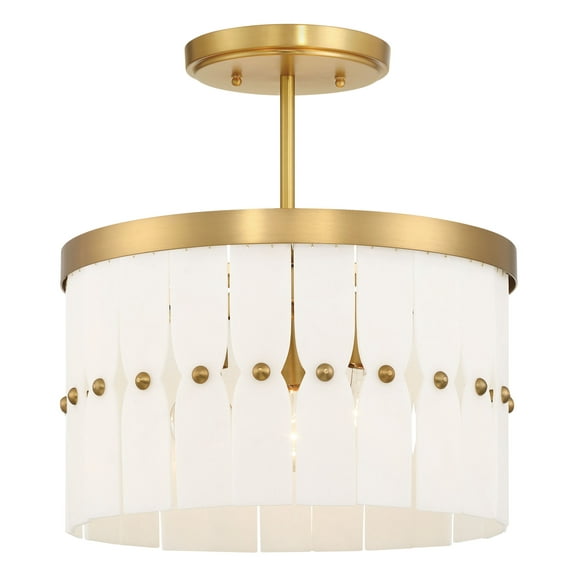 Minka Lavery 2083 Coronelle 3 Light 16" Wide Semi-Flush Drum Ceiling Fixture / Converts To