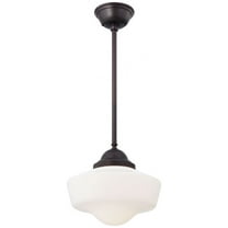 Minka Lavery 2256-576 Minka Schoolhouse 1 Light Pendant in Brushed Bronze