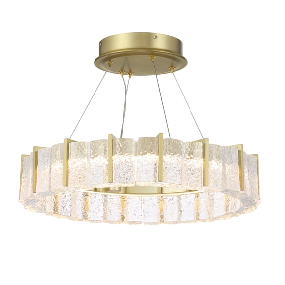 Minka Lavery 2418-695-L Sevryn 20" Wide Led Semi-Flush Ceiling Fixture / Converts To