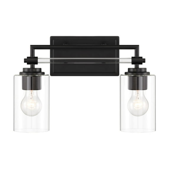 Minka Lavery 2642 Binsly 2 Light 16" Wide Vanity Light - Coal