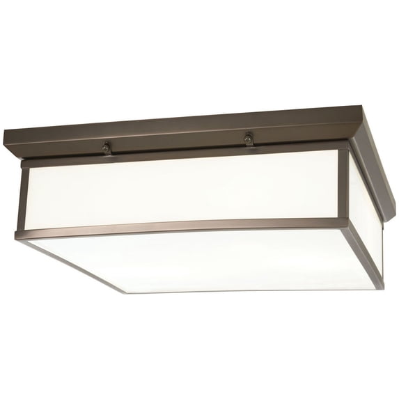 Minka Lavery - 30W 1 LED Square Flush Mount in Transitional Style - 6.25 inches