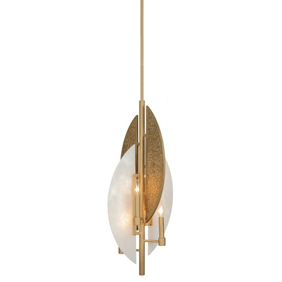 Minka Lavery 3462 Saint Martin 4 Light 14" Wide Pendant - Ashen Gold