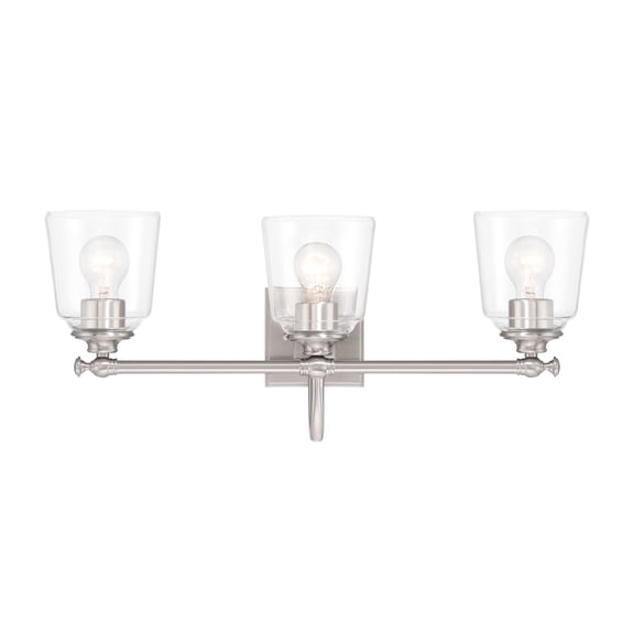 Minka Lavery 4003 Antonia 3 Light 25" Wide Vanity Light - Nickel