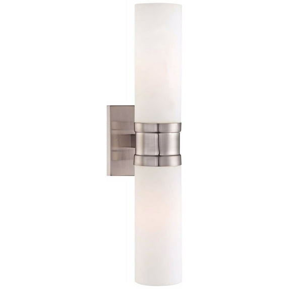 2 Light Wall Sconce In Transitional Style 18.5 Inches Tall By 4.25 Inches Wide-Brushed Nickel Finish Minka Lavery 4462-84