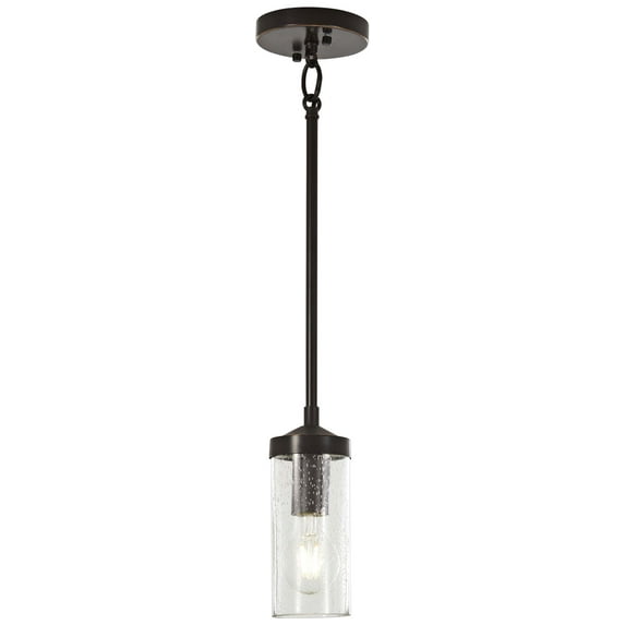 Minka Lavery 4650-579 Elyton 3" Pendant Light in Downton Bronze with Gold Highl