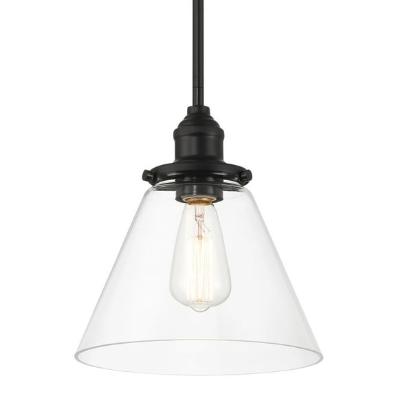 Minka Lavery 5686 Barwell 10" Wide Mini Pendant - Coal