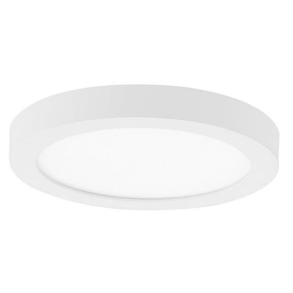 Minka Lavery - 7.5 Inch 15W 1 LED Round Flush Mount-White Finish