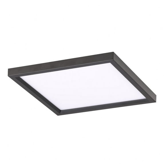 30W 1 Led Square Flush Mount-1 Inches Tall And 15 Inches Wide-Coal Finish Minka Lavery 709-66A-L