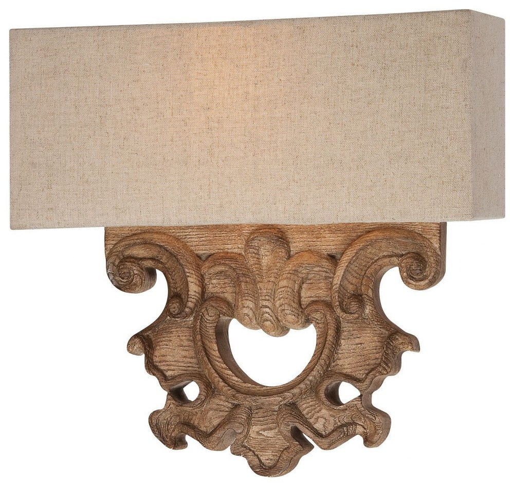 1 Light Wall Sconce In Traditional Style 12.5 Inches Tall By 9.25