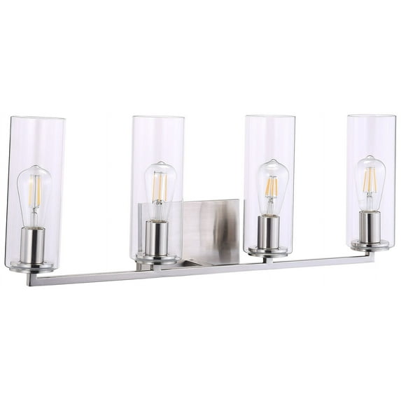 Minka Lavery Acacia 33 3/4" Wide Brushed Nickel Metal 4-Light Bath Light
