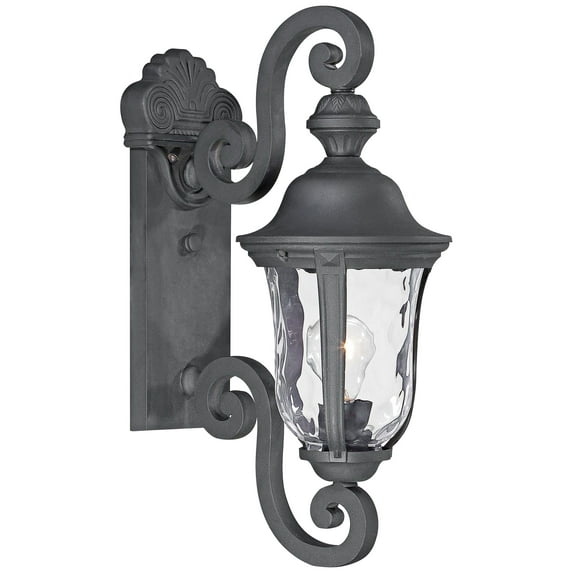 Minka Lavery Ardmore 19 3/4" High Black Outdoor Wall Light