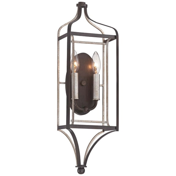 Minka Lavery Astrapia 22" High Dark Rubbed Sienna 2-Light Wall Sconce