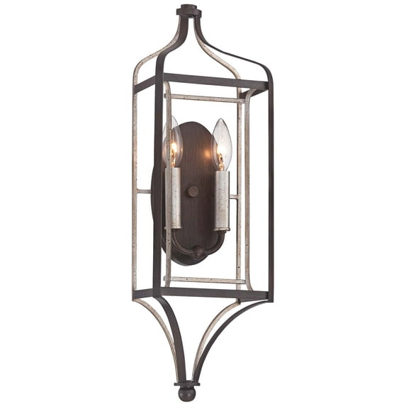 Minka Lavery Astrapia 22" High Dark Rubbed Sienna 2-Light Wall Sconce