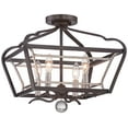 thumbnail image 1 of 4 Light Semi-Flush Mount In Transitional Style 15.75 Inches Tall By 16 Inches Wide Minka Lavery 4347-593, 1 of 2