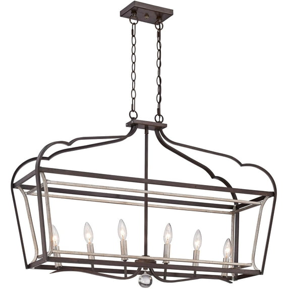 Minka Lavery - Astrapia - 6 Light Island in Transitional Style - 26.5 inches