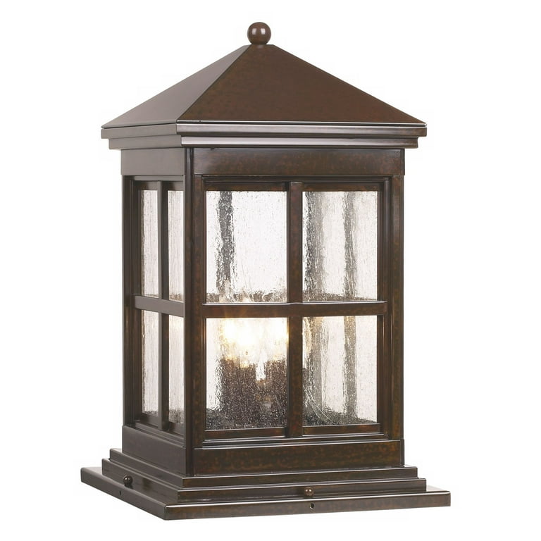 Pier mounted outdoor lights outlet