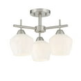 thumbnail image 1 of 3 Light Semi-Flush Mount-Brushed Nickel Finish Minka Lavery 2172-84, 1 of 7
