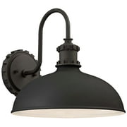 Minka Lavery Escudilla 11 3/4" High Black Outdoor Wall Light