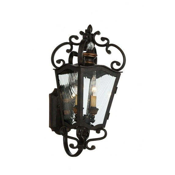 9332-270-Minka Lavery-Great Outdoors - Brixton Ivy - 2 Light Outdoor Wall Lantern-Terraza Village Aged Patina Finish