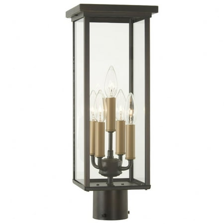 Minka Lavery - Great Outdoors - Casway - 5 Light Post Mount In Traditional Style