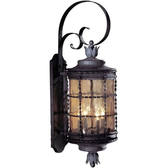 8882-A39-Minka Lavery-Great Outdoors - Mallorca- 4 Light Outdoor Wall Mount In Traditional Style - 34.25 Inches Tall By 10.5 Inches Wide