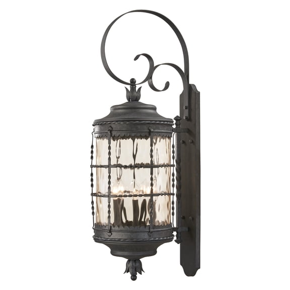 8883-A39-Minka Great Outdoors-Mallorca- 5 Light Outdoor Wall Mount In Traditional Style - 41.25 Inches Tall By 12.5 Inches Wide