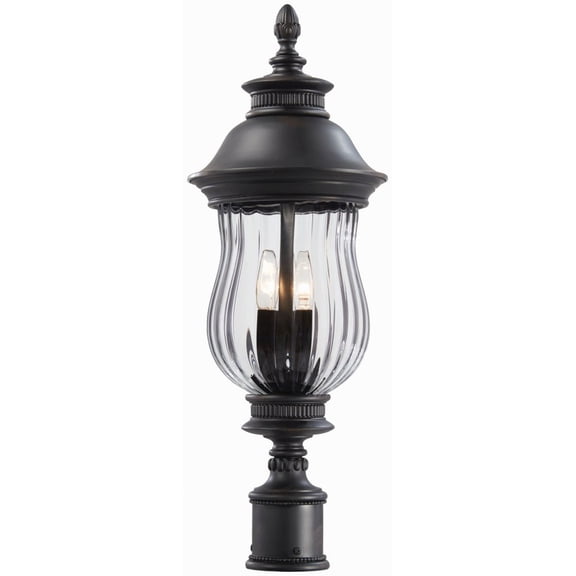 Minka Lavery - Great Outdoors - Newport - 3 Light Outdoor Post Mount In