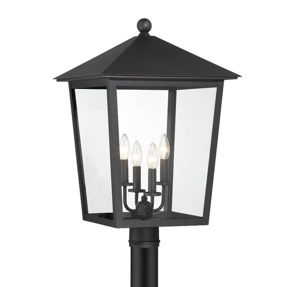 Minka Lavery - Great Outdoors - Noble Hill - 4 Light Outdoor Post Mount-24.75