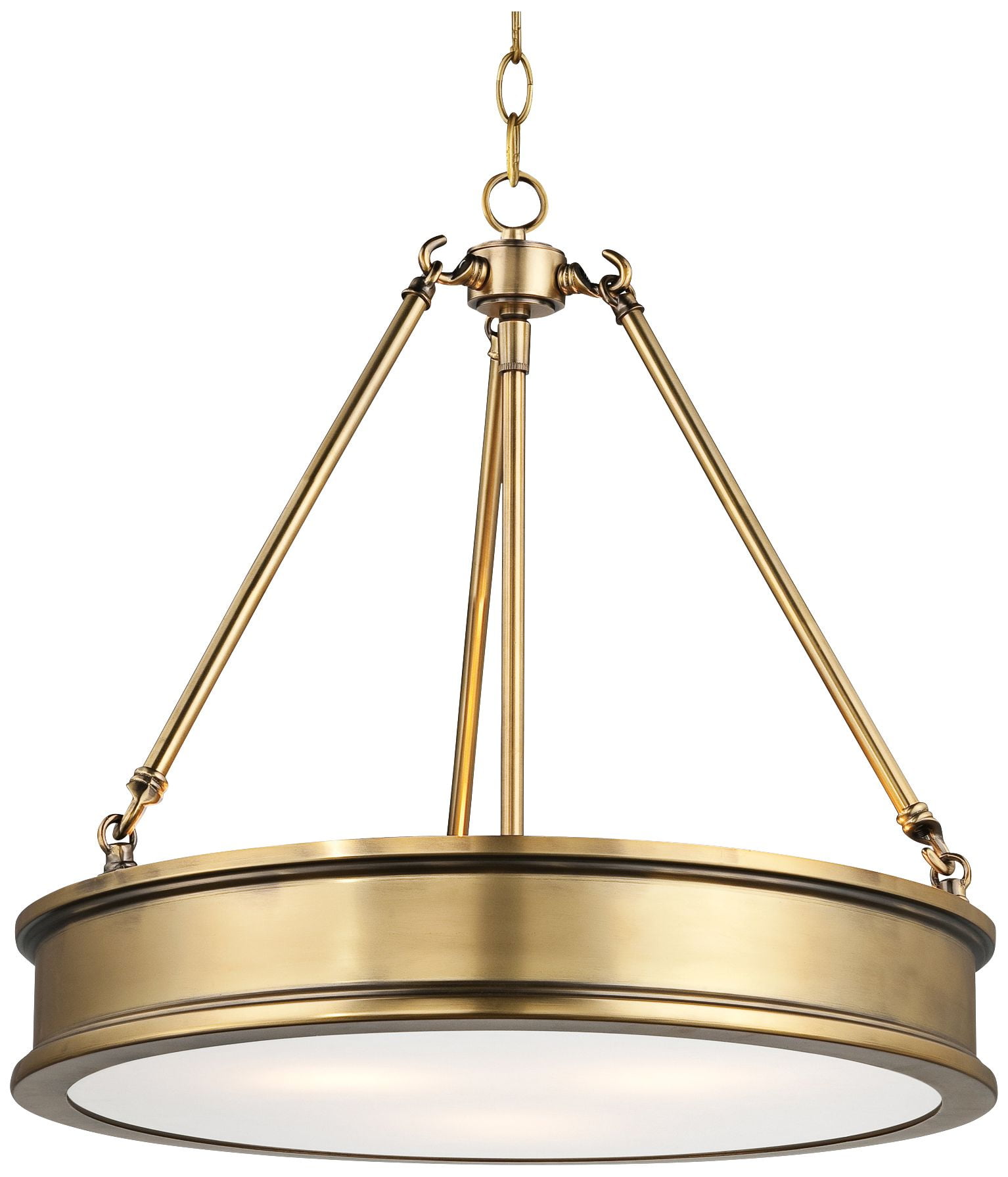 Harbour Point 19" Liberty Gold Maritime-Inspired Pendant Light