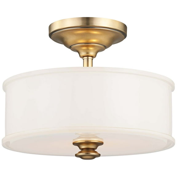 Minka Lavery - Harbour Point - 2 Light Semi-Flush Mount in Transitional Style -