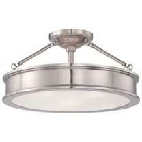 Minka Lavery - Harbour Point - 3 Light Semi-Flush Mount in Transitional Style -