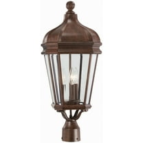 Minka Lavery Harrison 25" High Vintage Rust Post Mount Outdoor Light