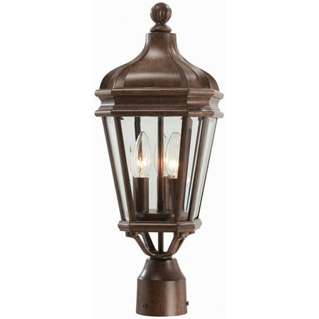 Minka Lavery Harrison Collection 20" High Post Mount Outdoor Light