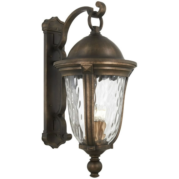 Minka Lavery Havenwood 31 1/4" H Tavira Bronze and Alder Silver Outdoor Wall Light
