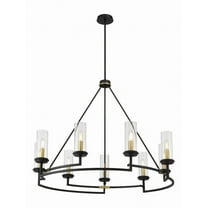 3209-781-Minka Lavery-Hillstone - 9 Light Chandelier-30.38 Inches Tall and 40.25 Inches Wide