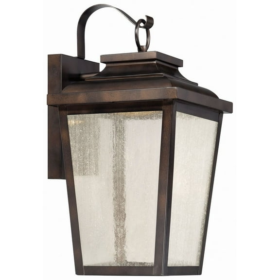 Minka Lavery Irvington Manor 16 3/4" High Bronze LED Outdoor Wall Light